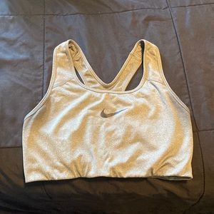 Nike grey sports bra